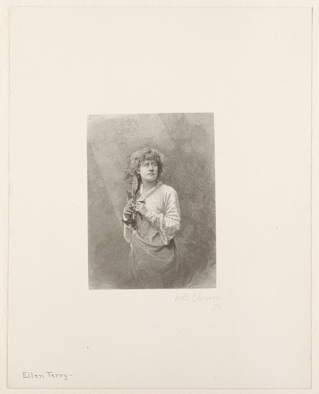 Portrait of Ellen Terry, William B. Closson, 19th century