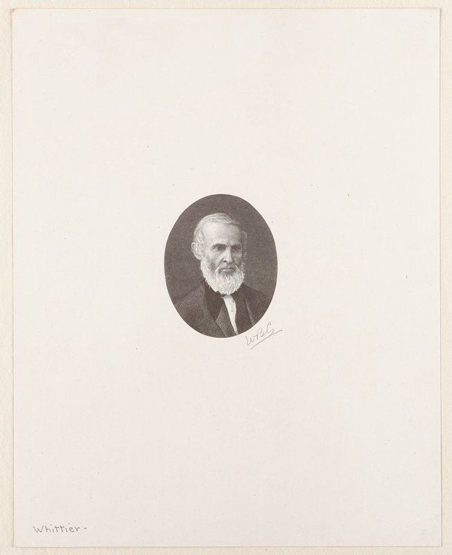 Portrait of John Greenleaf Whittier, William B. Closson, 19th century