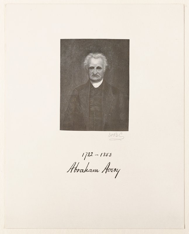 Portrait of Abraham Avery, William B. Closson, 19th century