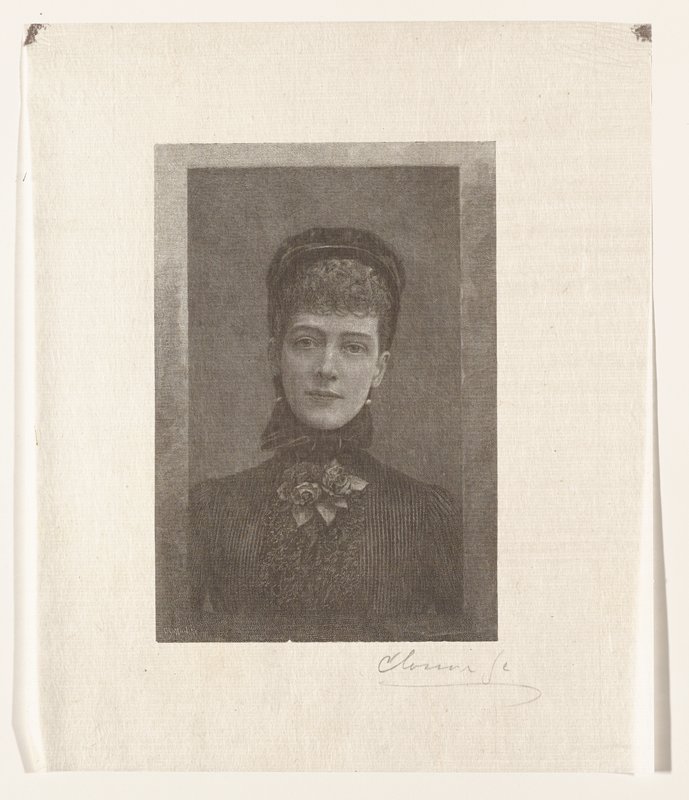 Portrait of the Princess of Wales, William B. Closson, 19th century