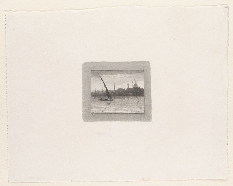 Untitled (Harbor Scene), William B. Closson, 19th century