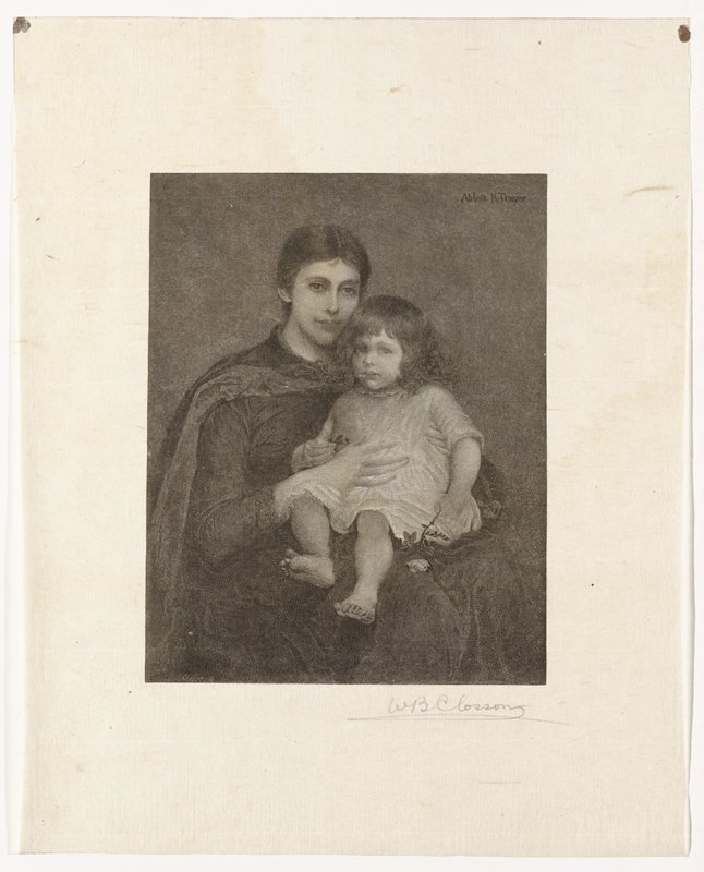 Mother and Child, William B. Closson, 19th century