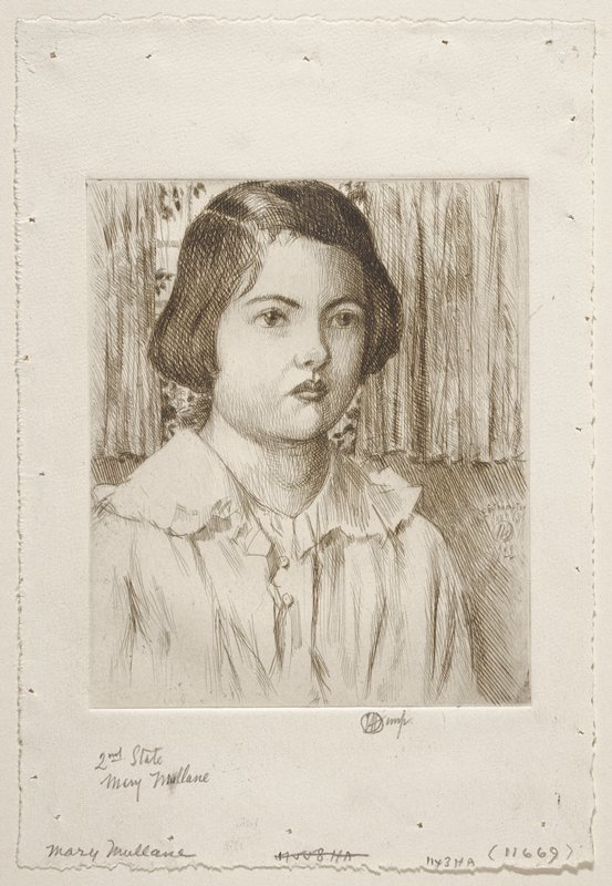 Mary Mullane, Childe Hassam, 1922
