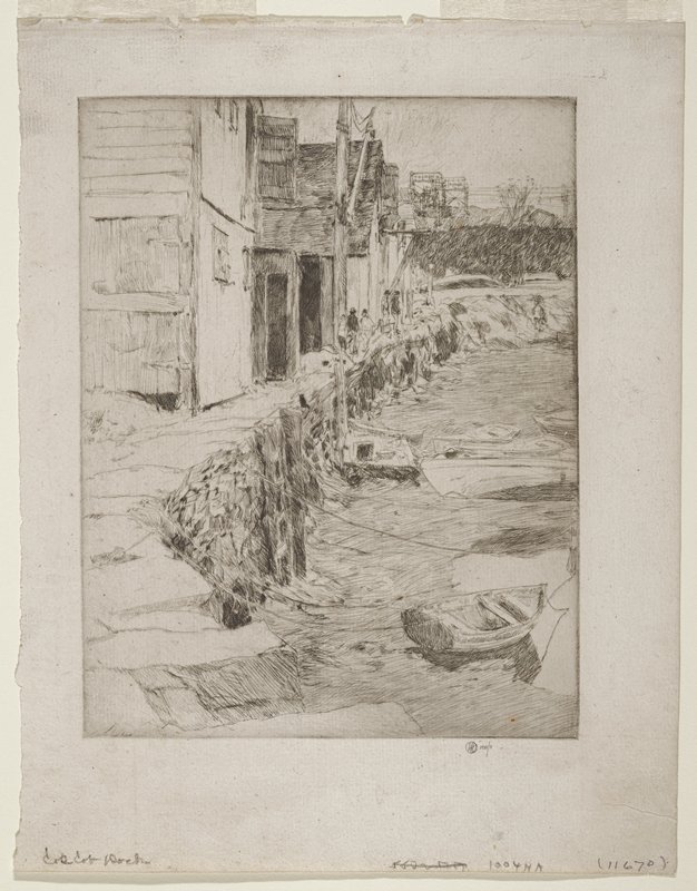 Cos Cob Dock, Childe Hassam, 1915