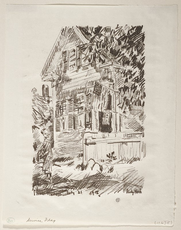 Service Flag, Childe Hassam, 1915