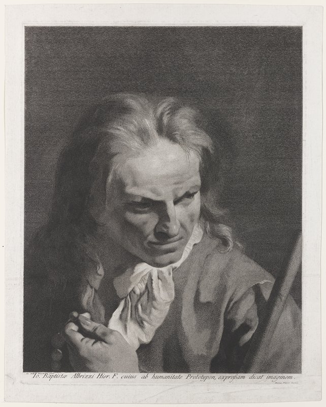 Portrait of Giovanni Baptiste Albrizzi, Marco Alvise Pitteri, 18th century