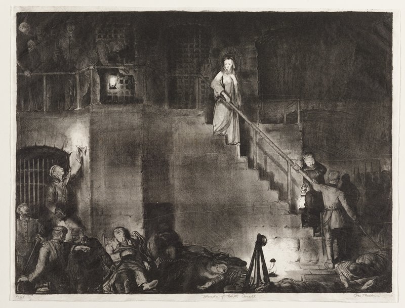 Death of Edith Cavell, Джордж Уэсли Беллоуз, 1918