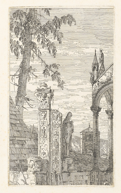 The Bishop's Tomb, Canaletto, 18th century