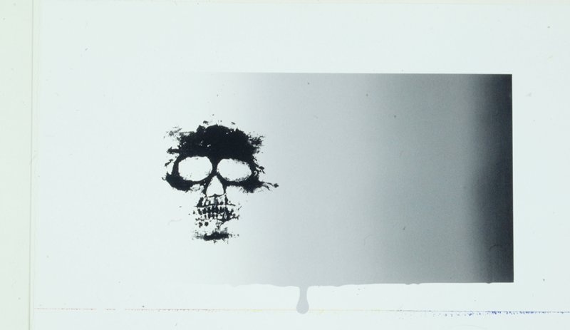 Untitled (Skull), Jasper Johns, 1973