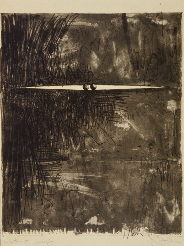 Painting with Two Balls II, Jasper Johns, 1962