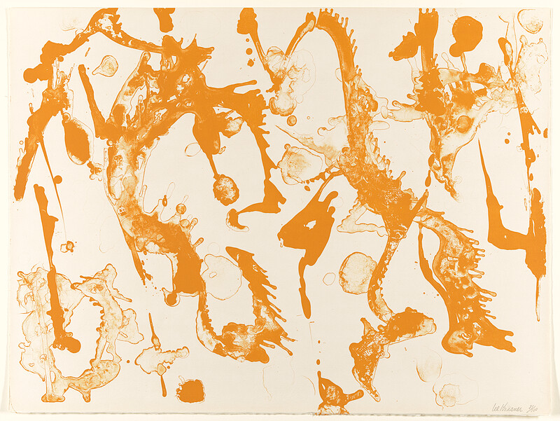 Gold Stone, from Primary Series, Lee Krasner, 1969