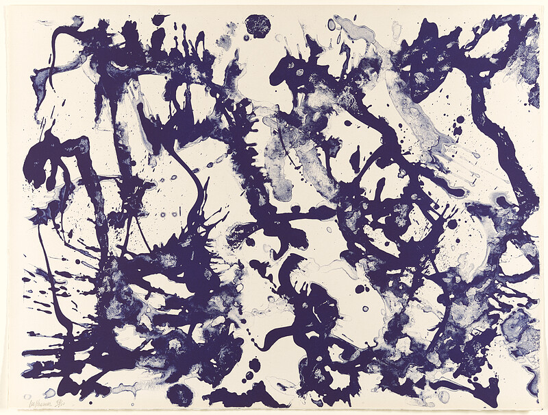 Blue Stone, from Primary Series, Lee Krasner, 1969