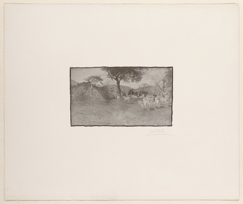 Cattle at the Crossroads, William B. Closson, 19th century