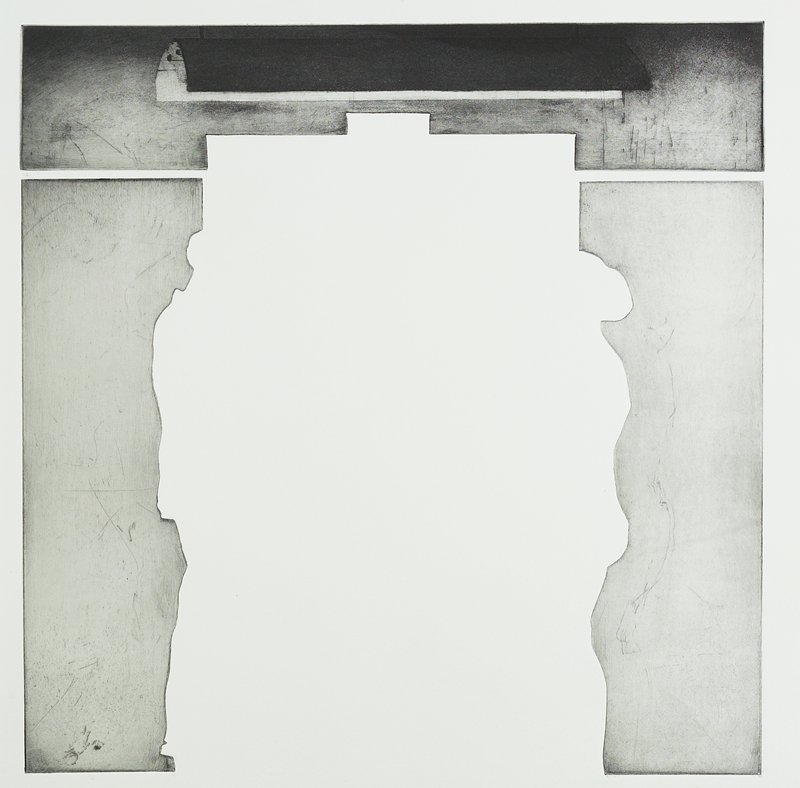 Confrontation Across Easel, Michael Mazur, 1968
