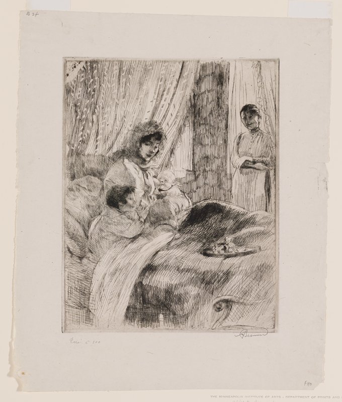 The Breakfast, from Woman, Поль Альберт Бенар, 1885–86