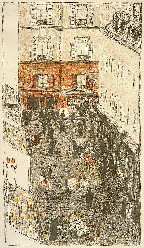 Coin de Rue vue d'en Haut, Пьер Боннар, 1899