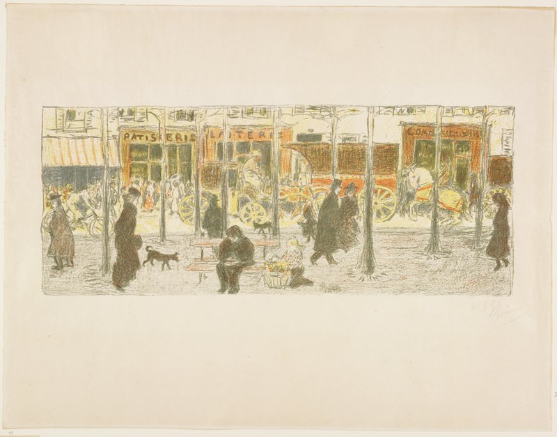 Boulevard, Pierre Bonnard, 1899