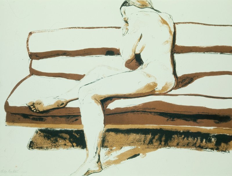 Nude on Couch, Philip Pearlstein, 1969