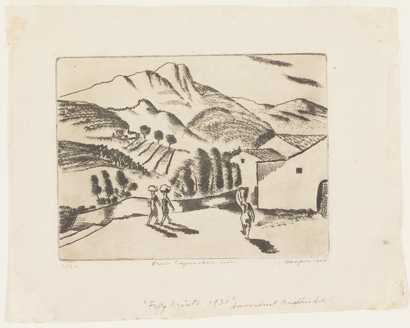 Near Cagnes-sur-Mer, Clement Haupers, 1928