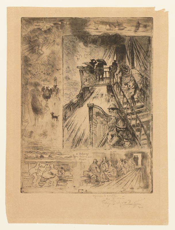 The Passage, Félix Buhot, 1879–85