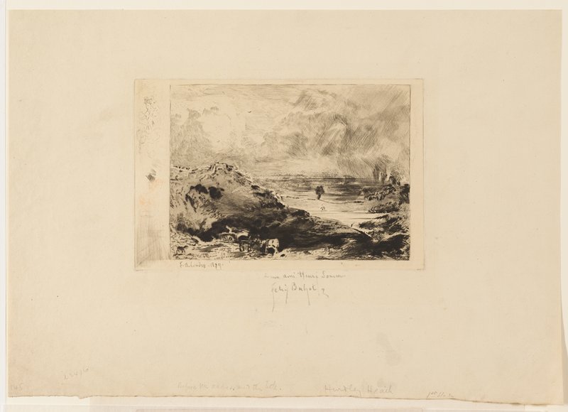 The Storm, Félix Buhot, 1879