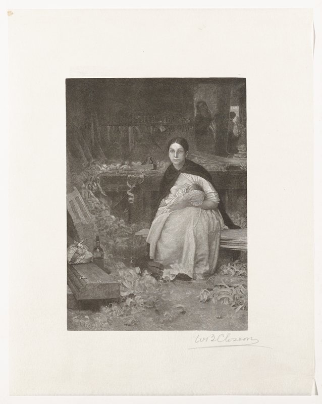 Mother and Child, William B. Closson, 19th century