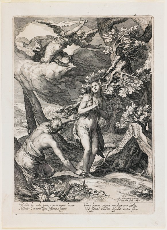 The Expulsion from Eden, Jan Saenredam, 1604