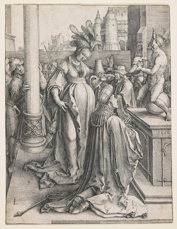 Solomon's Idolatry, Lucas van Leyden, 1514