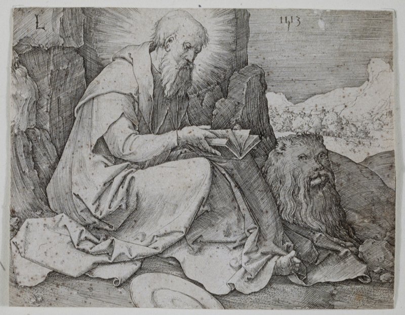 Saint Jerome in a Landscape, Lucas van Leyden, 1513