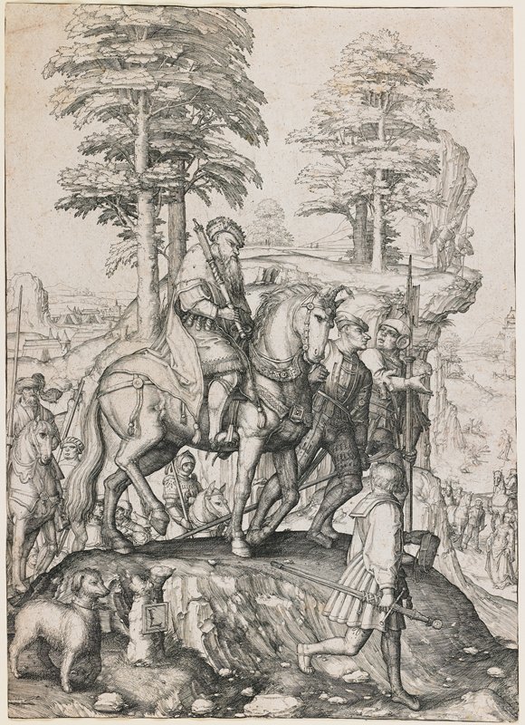 Abigail and David, Lucas van Leyden, c. 1508