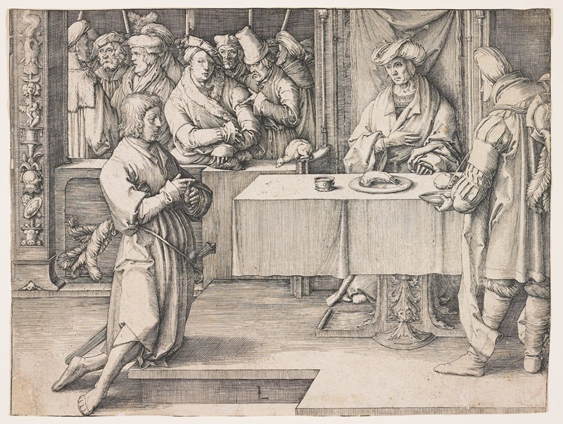 Joseph Interpreting Pharaoh's Dreams, Lucas van Leyden, 1512