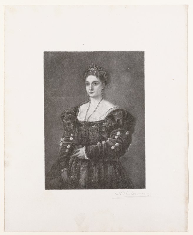Portrait of an Unknown Woman, La Bella, William B. Closson, 19th century