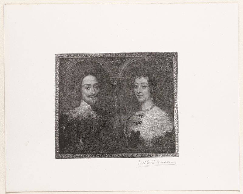Charles I and Henrietta, William B. Closson, 19th century