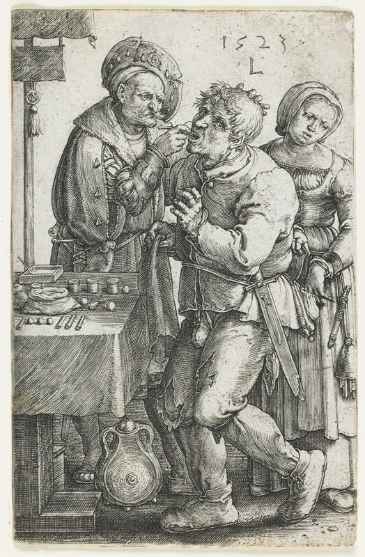 The Dentist, Lucas van Leyden, 1523