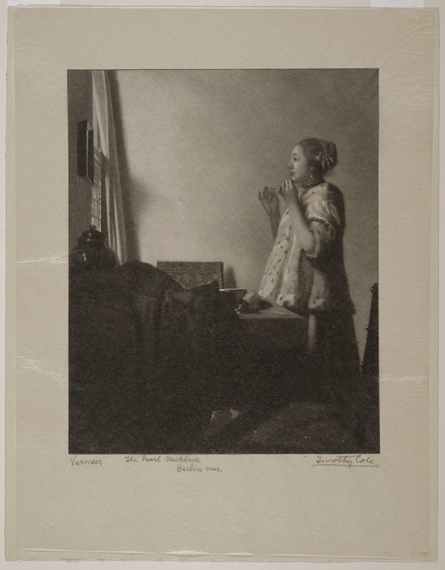 The Pearl Necklace, Timothy Cole, 1915