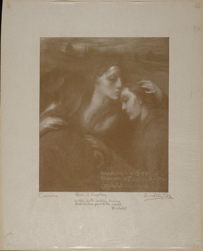 Peace: A Prophecy, Timothy Cole, 1919