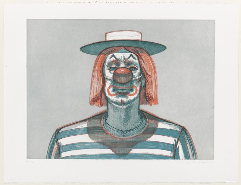 Clown, Wayne Thiebaud, 1979