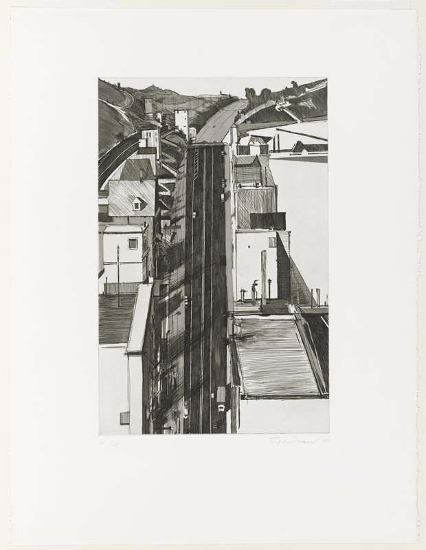 Downgrade, Wayne Thiebaud, 1979
