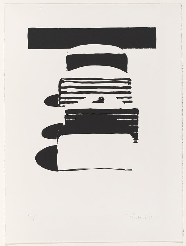 Half Cakes, Wayne Thiebaud, 1971
