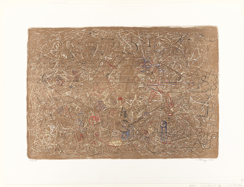Flight over Forms by Mark Tobey