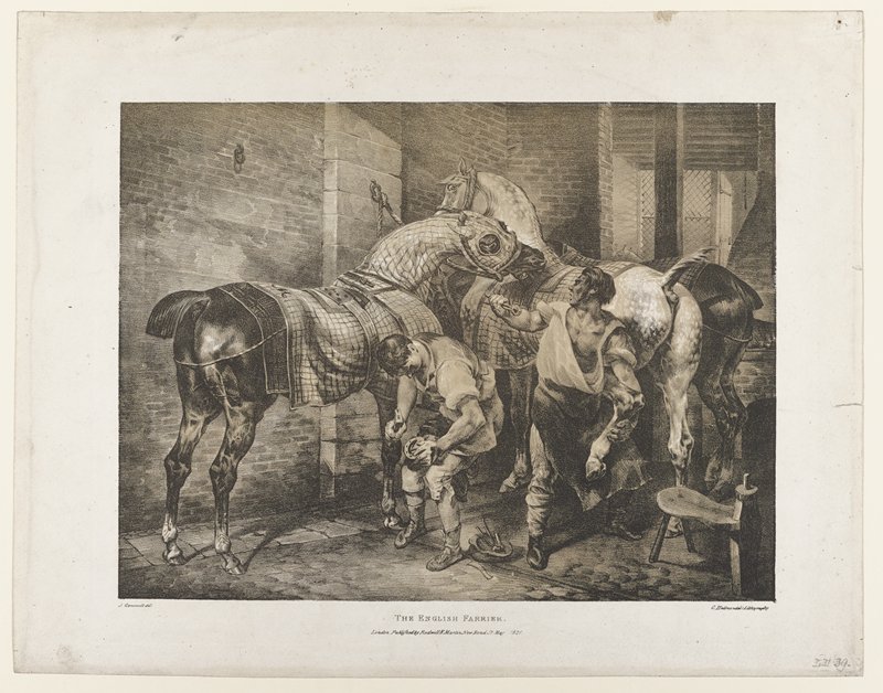 The English Farrier, Теодор Жерико, 1821
