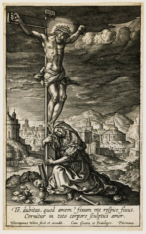 The Crucifixion, Hieronymous Wierix, 1580–1610