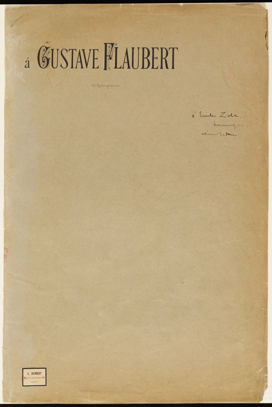 Portfolio cover for La tentation de Saint Antoine, Одилон Редон, 1889