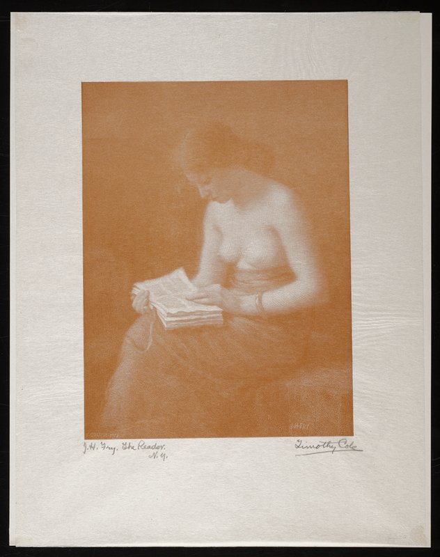 The Reader, Timothy Cole, 1919