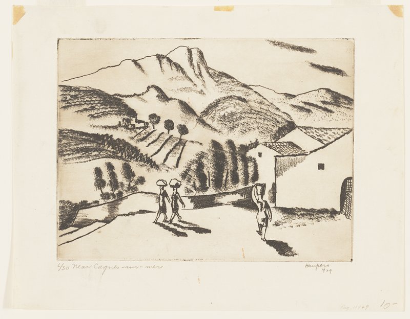 Near Cagnes-sur-Mer, Clement Haupers, 1929