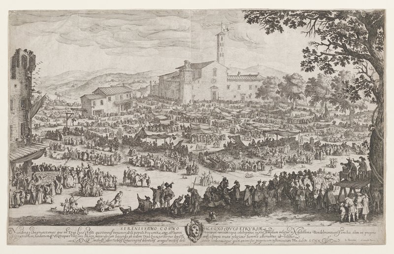 The Great Fair at Florence, Jacques Callot, c. 1621