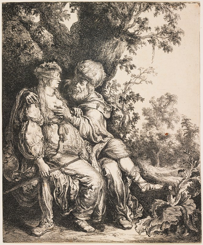 Judah and Tamar, Jan van Noordt, 17th century