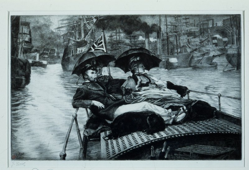 The Thames, James Tissot, 1876