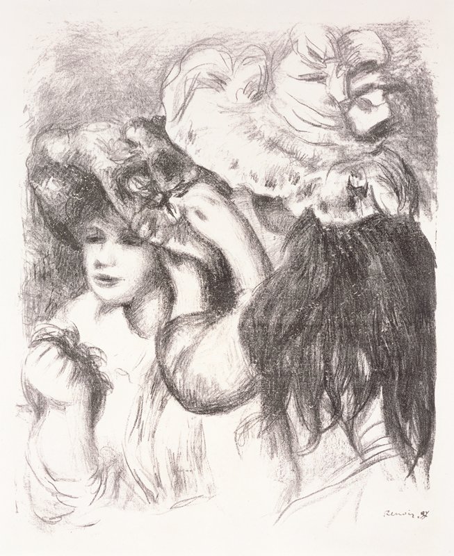 The Hat Pin, Pierre Auguste Renoir, 1897