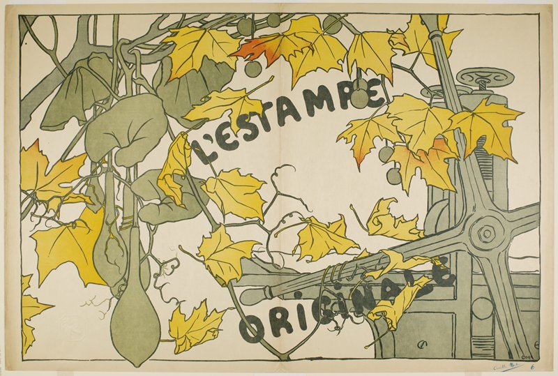 Cover for the second year of L'Estampe originale, Camille Martin, 1894